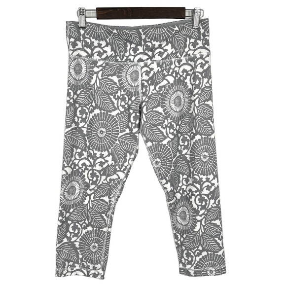 Lululemon Pants - Lululemon Womens Size 10 Rare Pattern Pull On Crop Leggings Running Athletic